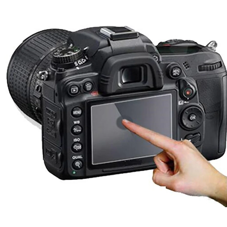 

For Canon 200D 100D EOS R 7600D 77D 5D4 5D3 5DS 5DRS tempered film for camera tempered glass 0.3 protector 2020 new, Crystal clear