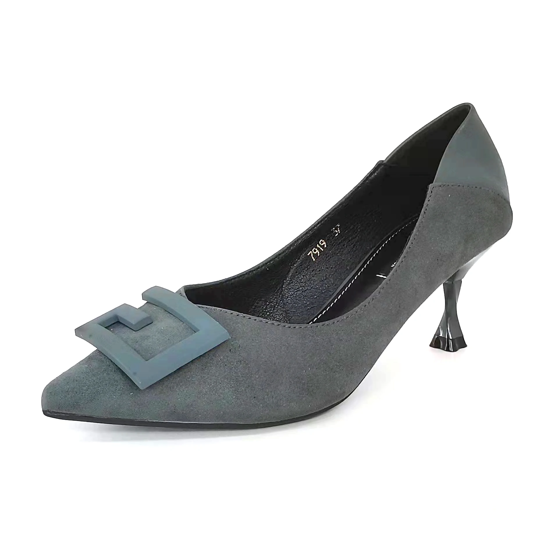 

Hot Sale Women Luxury Pointed Toe High Heel Shoes Women Ladies Suede Pump Shoes