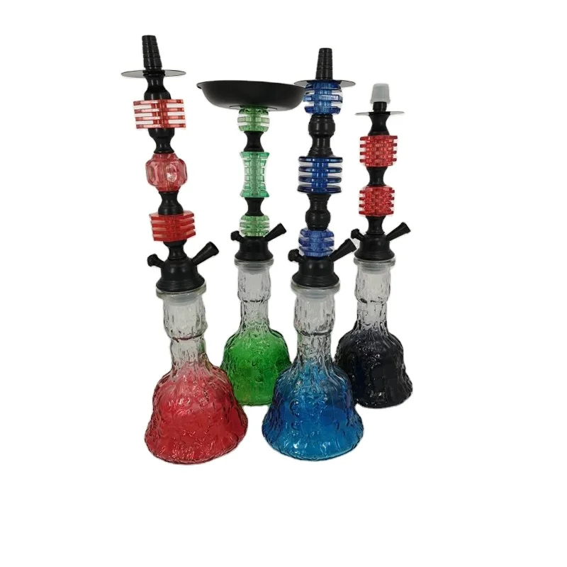 

2021 New Design Pipe Shisha Bottle Stem Cup Hookah Shisha, Colorful