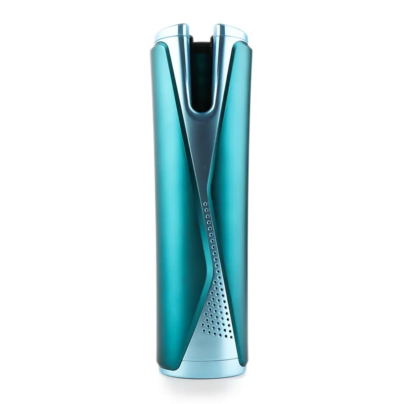

Lescolton FM-003 green and purple fashionable iron hair straighteners and curlers comb rotating hair curler, Purple and green