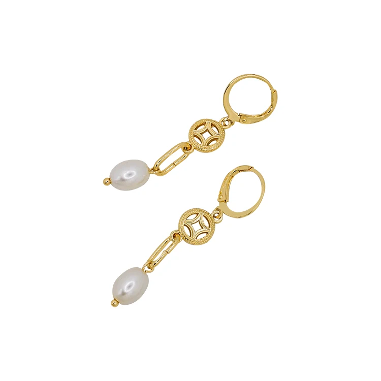 

China Manufacturer Drop Earring Jewelry Gift Long Earrings For Women, Gold