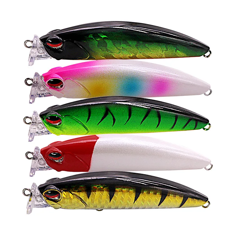 

High Quality Minnow Lures 3d Eye  Topwater Floating Bass Fishing Wobbler Hard Fishing Lures Lure Artificial Bait Chi, 5 colors