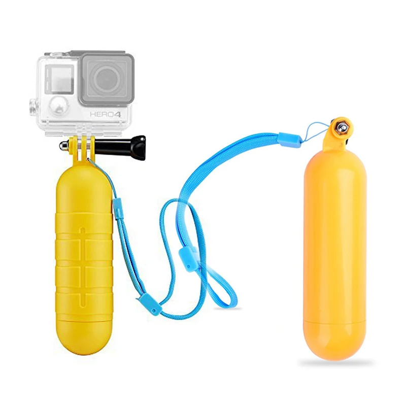 

Wholesale Underwater Waterproof Floaty Floating Hand Grip Monopod for Go pro 6 5 4 3 sj5000, Yellow