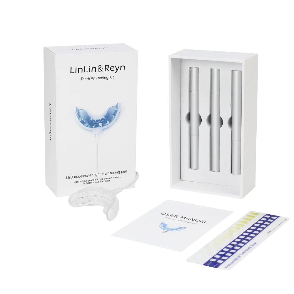 

Private Label Phone USB Connector LED Lights Gel Pen Teeth Dental Whitening Kit, Custom