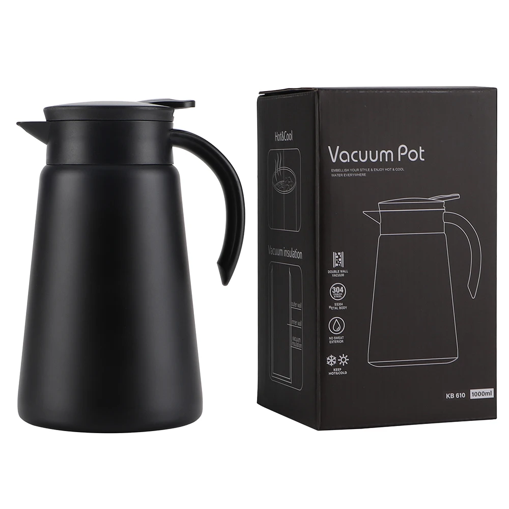 2021 1L Wholesales Double Wall Stainless Steel Vacuum Insulated Water Pot Custom Color Coffee Tea Pot, Customized
2021 1L Wholesales Double Wall Stainless Steel Vacuum Insulated Water Pot Custom Color Coffee Tea Pot, Customized