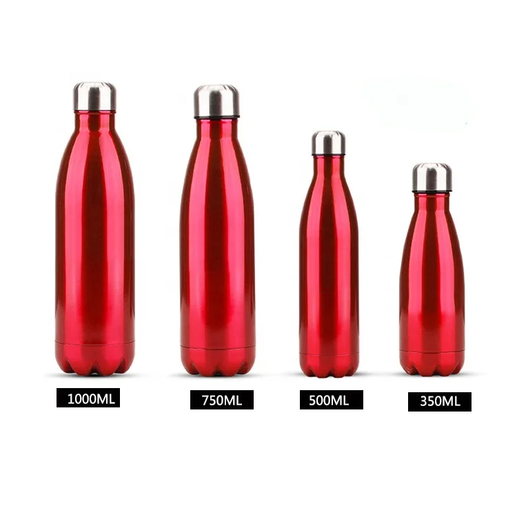 

Insulated Stainless Steel Water Vacuum Bottle Outdoor Sports Thermal Flask Cup, Any color is available
