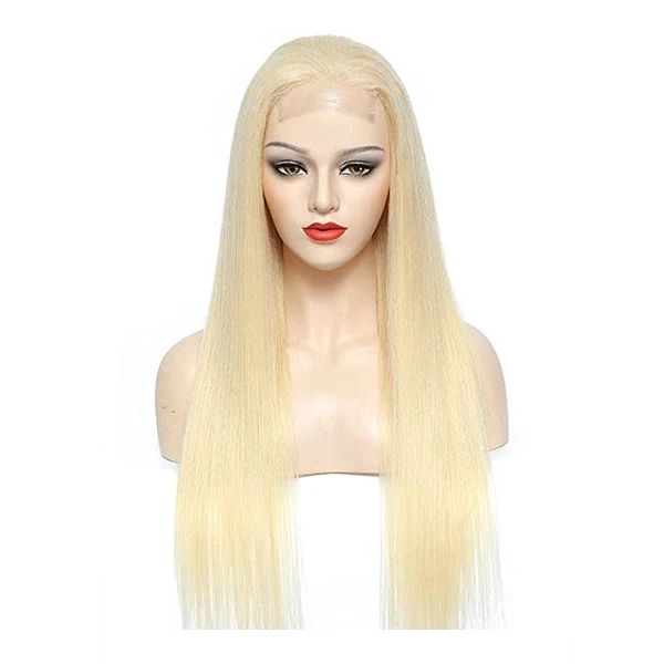 

613 Lace Front Wig Human Hair for Women Straight Blonde with Baby Hair 150% Density Straight Blonde Human Hair Wigs 30inch