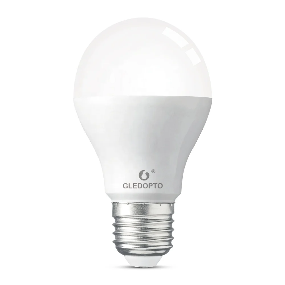 Gledopto ZigBee Bulbs 6W RGB And Color Temperature Tunable Smart Light Bulbs WiFi Brightest Smart Bulb RGBCW Alexa LED Lamps