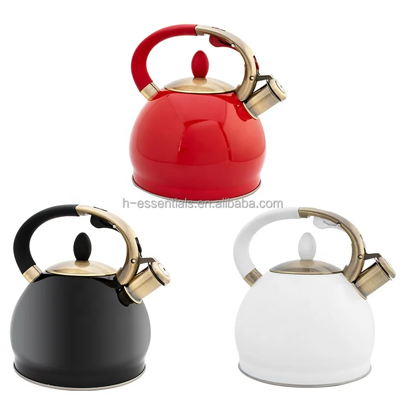 

Travel Camping Portable Factory Electrie Coffee Camping Whistling Maker Water Kettle Stainless Steel With Bakelite Handle Teapot