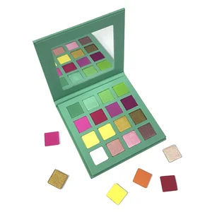 Private Label Make Up Cosmetics no brand wholesale makeup Pressed carton Eyeshadow