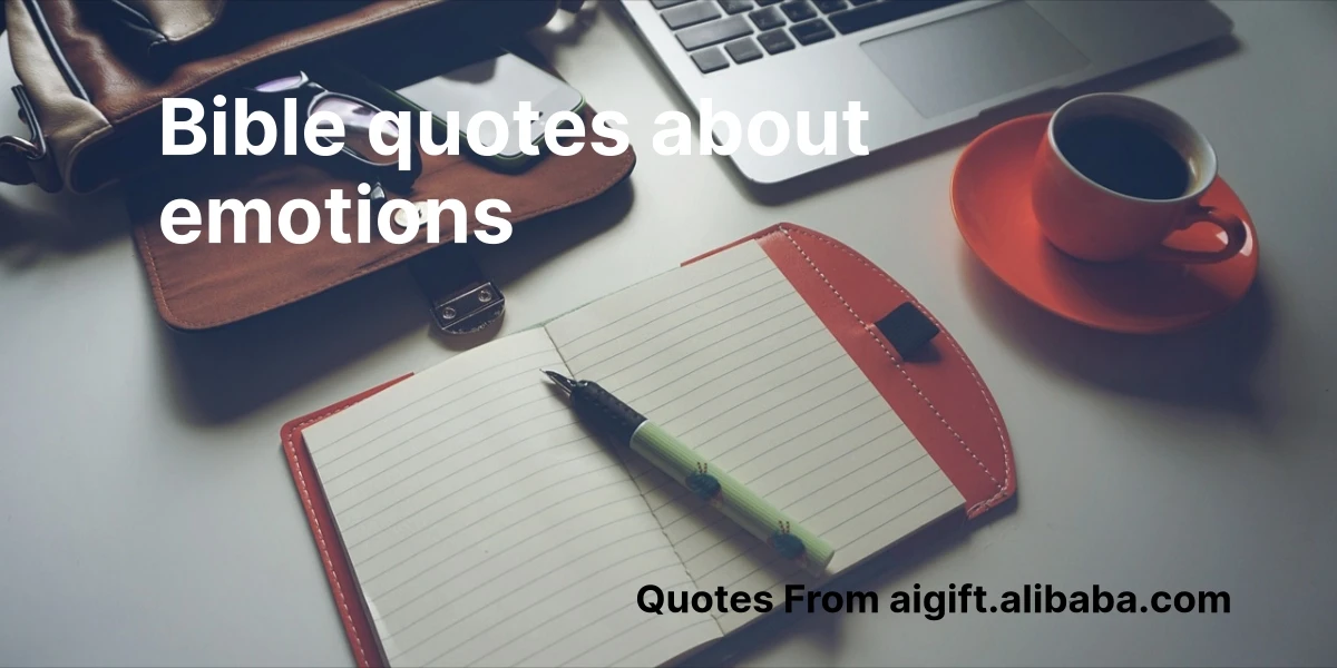 bible quotes about emotions