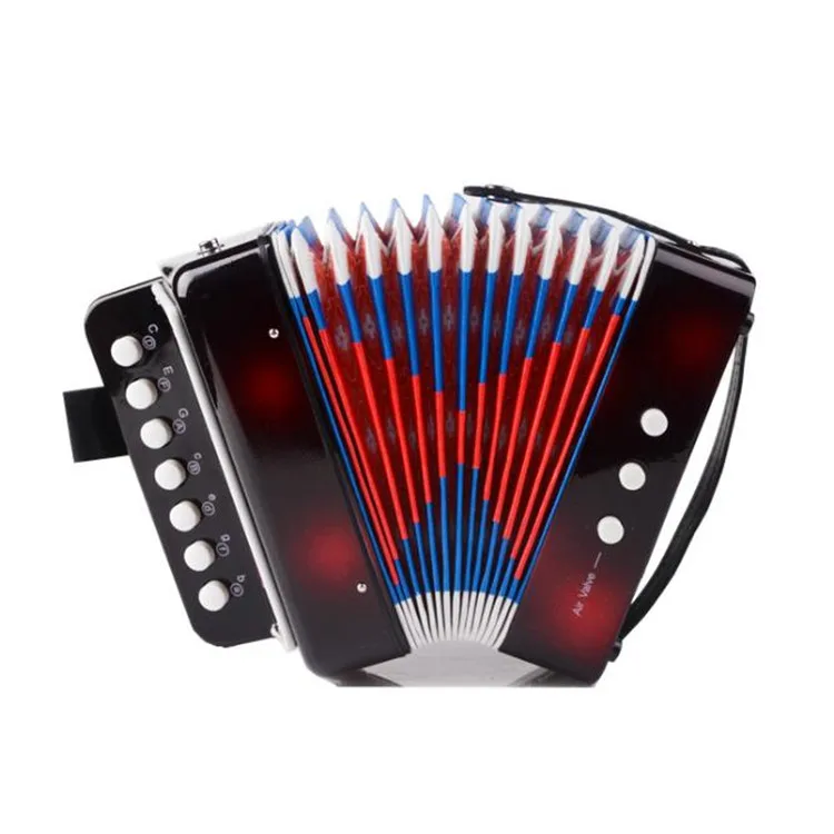 

Children's puzzle music performance entertainment toy accordion instrument accordion, Red