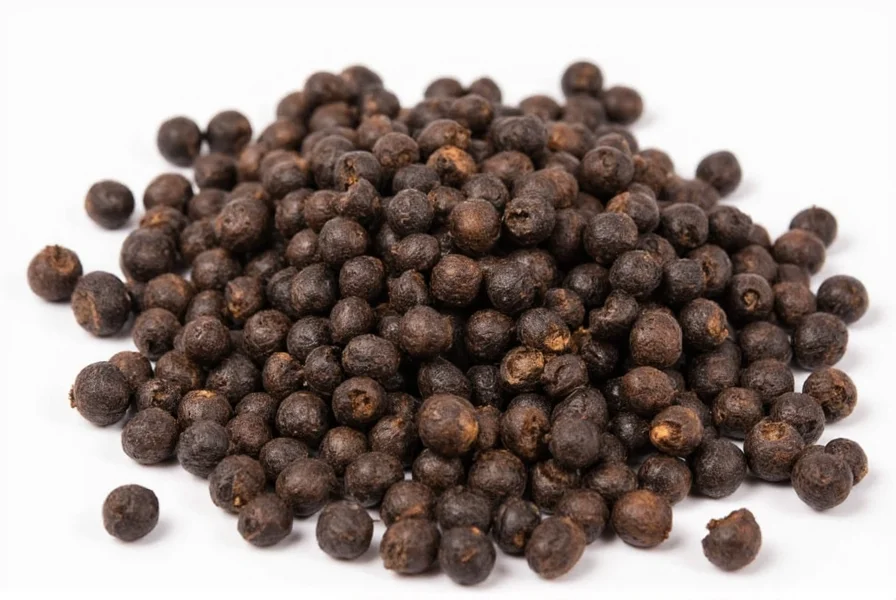 Proper storage containers for ground black pepper showing airtight glass jars in a dark cupboard