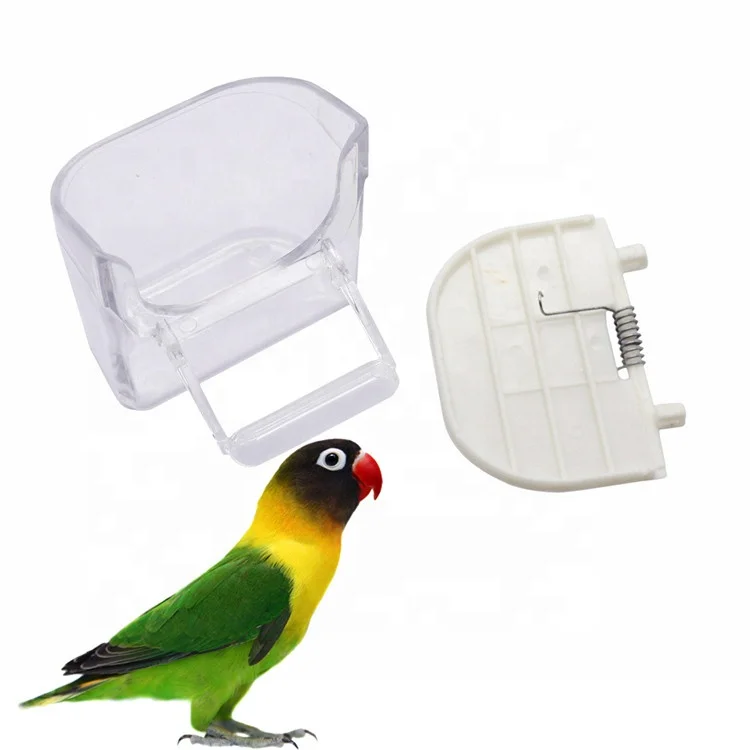 

40 PCs Bird Parrot Splash-proof Feeder Bowl bird cage Feeder Bird Feeder