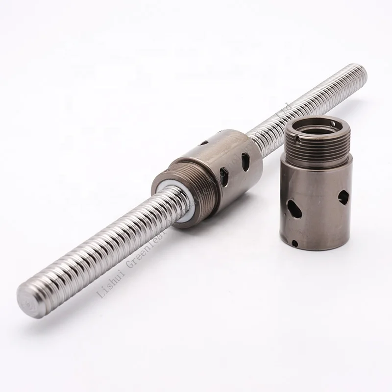
High precision C7 rolled ballscrew BSH1605 series length 1000mm for CNC replace TBI 