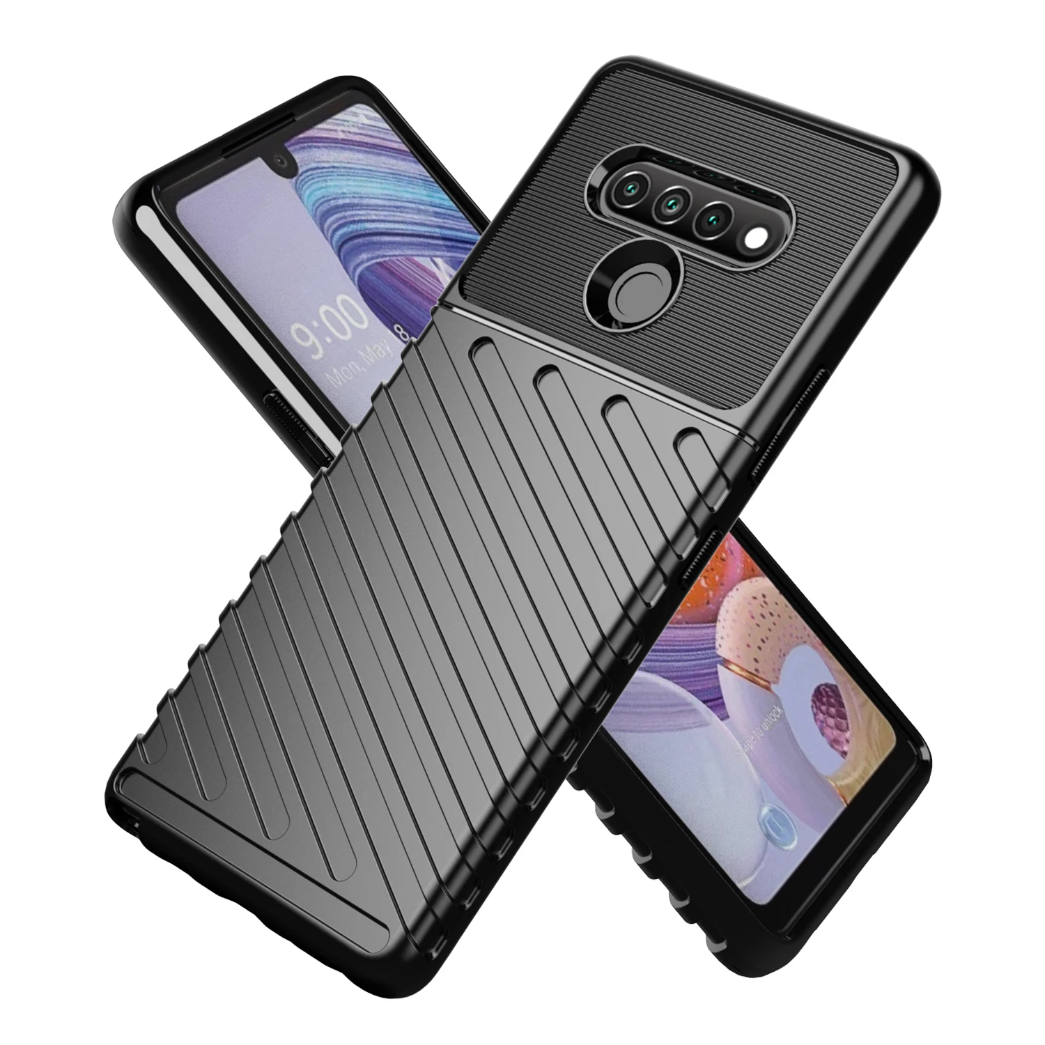 

Shockproof TPU Mobile Back Cover For LG stylo 6 phone case, 3colors