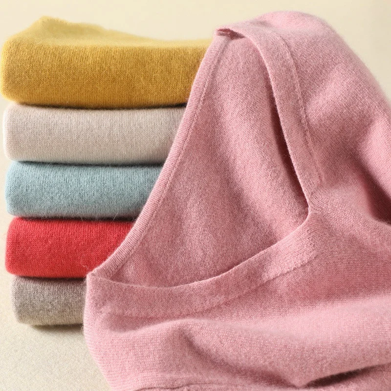 

Free Shipping Fashion Pure Sweater Women Pullovers Pull Femme Woman Casual Sexy V-neck Fashion Jumper Sweaters  S-XXL, Solid