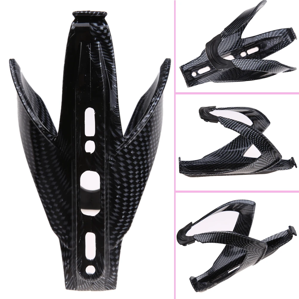 

TY Carbon Fiber Glass Fiber Road Bike Bicycle Cycling MTB Water Bottle Holder Cage bottle rack bicycle, Black