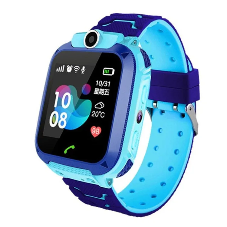 

Amazon Hot Sale Q12 Smartwatch Waterproof 2G Child Anti-Lost SOS Call GSM LBS GPS Location Kids smart watch Q12, Pink;blue