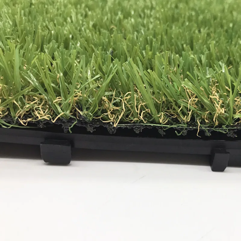 

ENOCH Outdoor decorative synthetic turf natural grass tiles artificial grass square tile