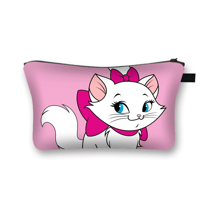 

Cartoon Animal Cute Little Cat Print Women Fashion Large Capacity Cosmetic Bag Makeup Bag for Girl Cosmetic Organizer Bags, Customized