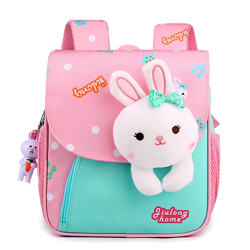 

Wholesale new design girls schoolbag cartoon cute kids school backpack lightweight waterproof large capacity low-cost backpack