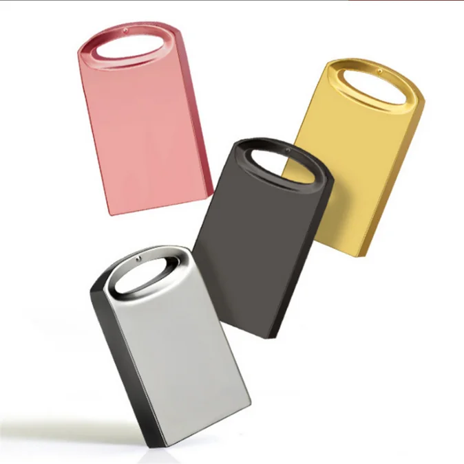 

Waterproof Metal Silver Usb Flash Drive Pen Drive 32GB 16GB 8GB 4GB Pendrive with Mini U Disk Memory Disk Bag Business OEM