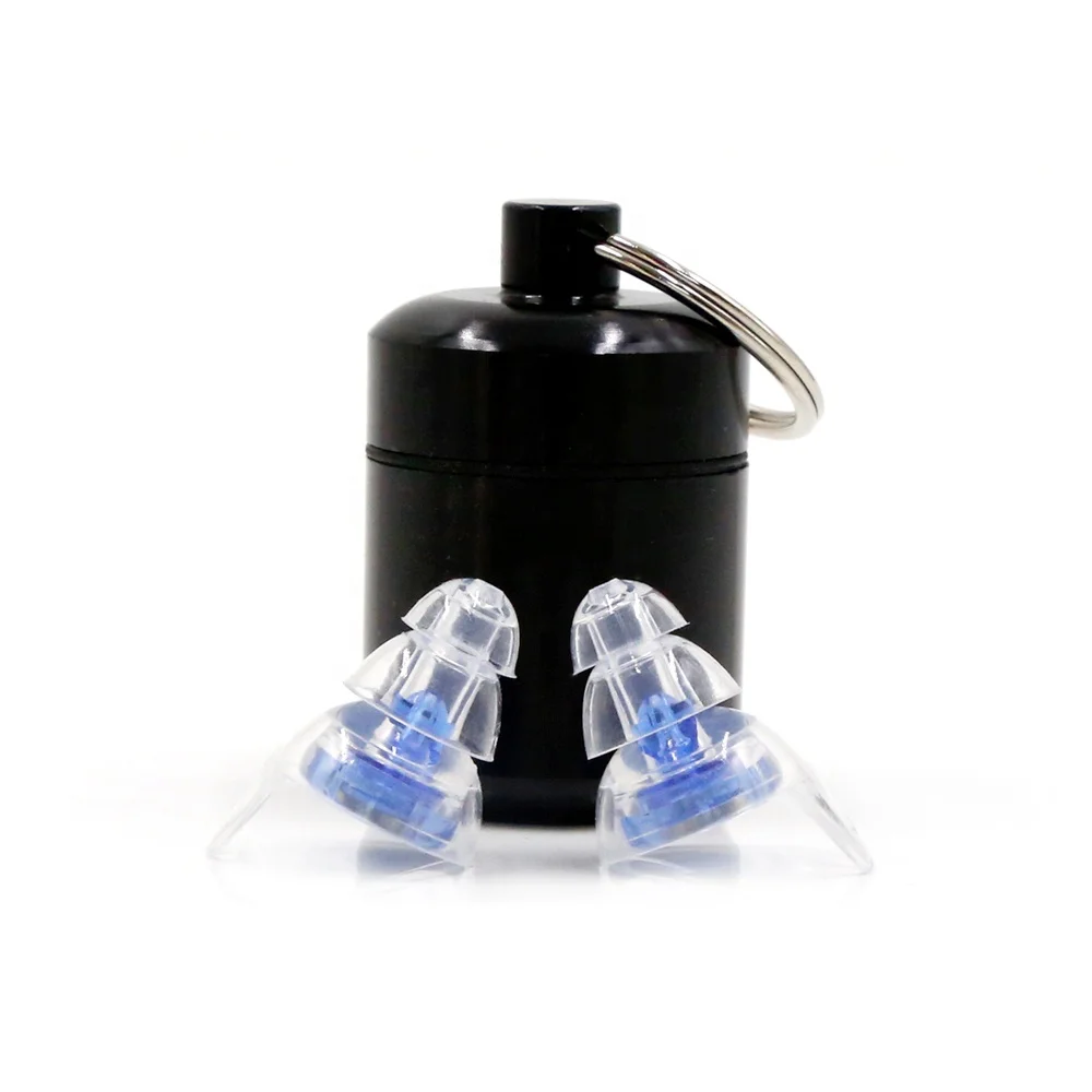 High Fidelity Filter Music Ear Plugs for Construction Best Invisible Party Musician Earplug Noise Reduction Hearing Protection