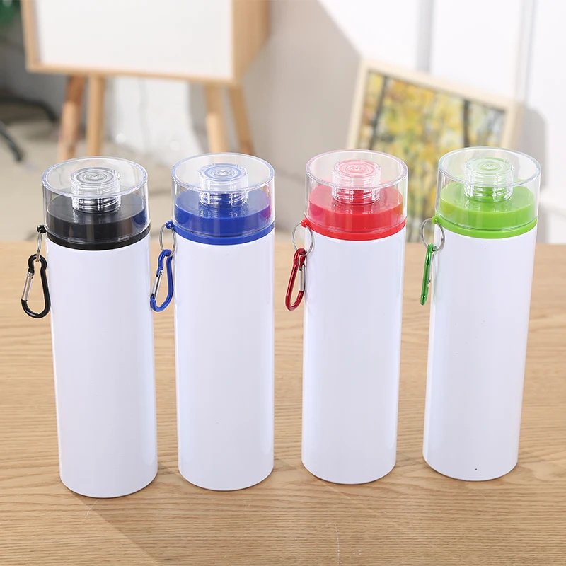 

2021 new 750m custom travel water bottles with sublimation coating already, White