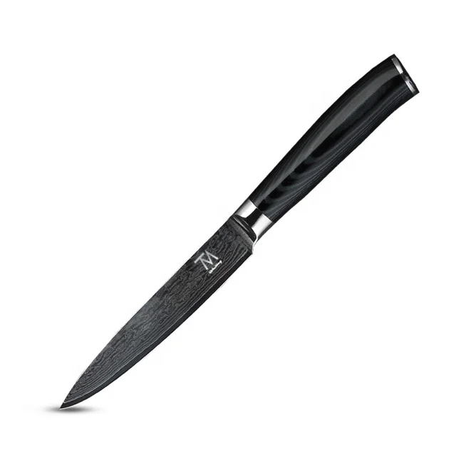

5 Inch Professional 67 Layer Damascus Kitchen Utility Knife Japanese Cutter Meat Chef Cooking Kitchen Knife