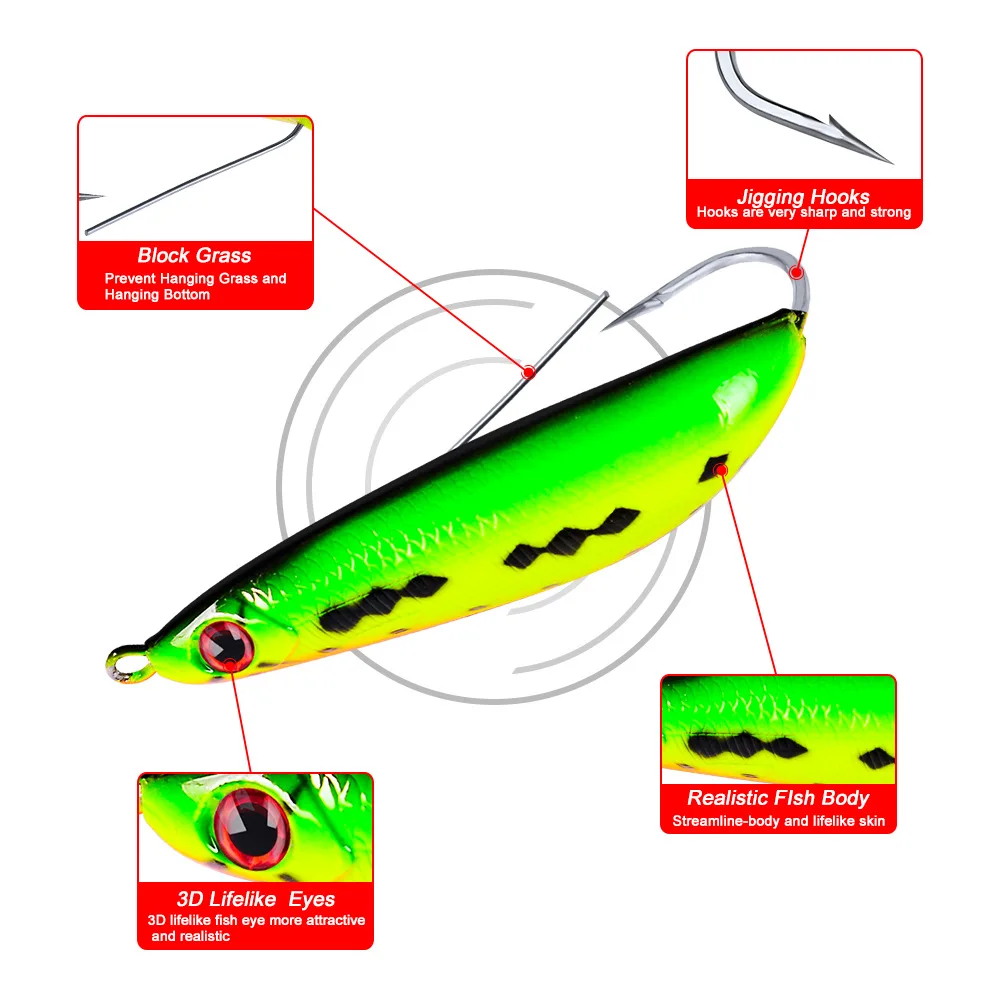 

High Quality Low Price Fishing Lure Set Spinner Lure Small Spinners  Wobbler Hard Bait Fishing LureHot sale products 5, 6 colors