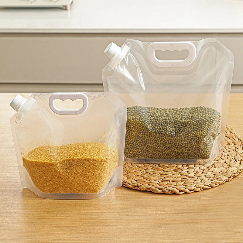 

SHIMOYAMA 2.5L Supermarket Airtight Moisture-proof Insect-proof Sealed Cereal Food Grain Storage Bag Rice Dispenser Organizer