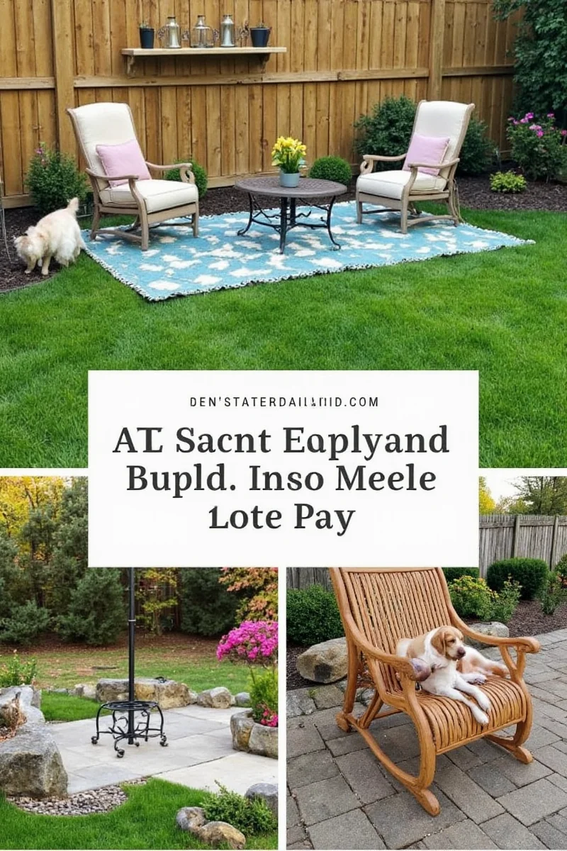 Outdoor storage bench with pet toys neatly tucked inside and a cushion on top