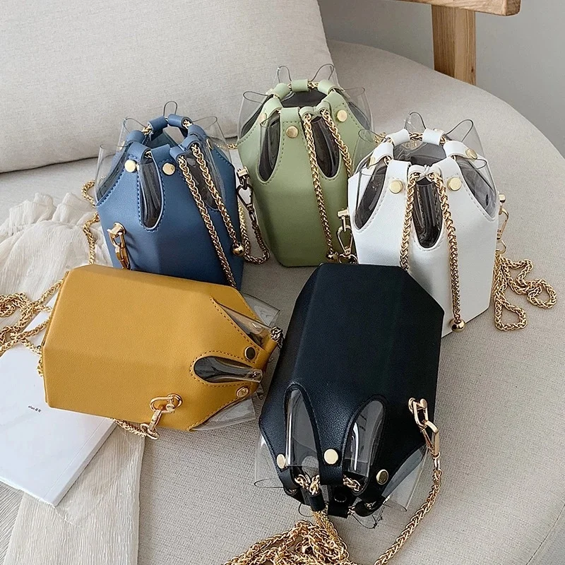 

High quality Wholesale Ladies Handbags Fashion Bucket Bag For Women Chain Crossbody Purses Louiss Viutton Silhouette bucket bag, Customizable