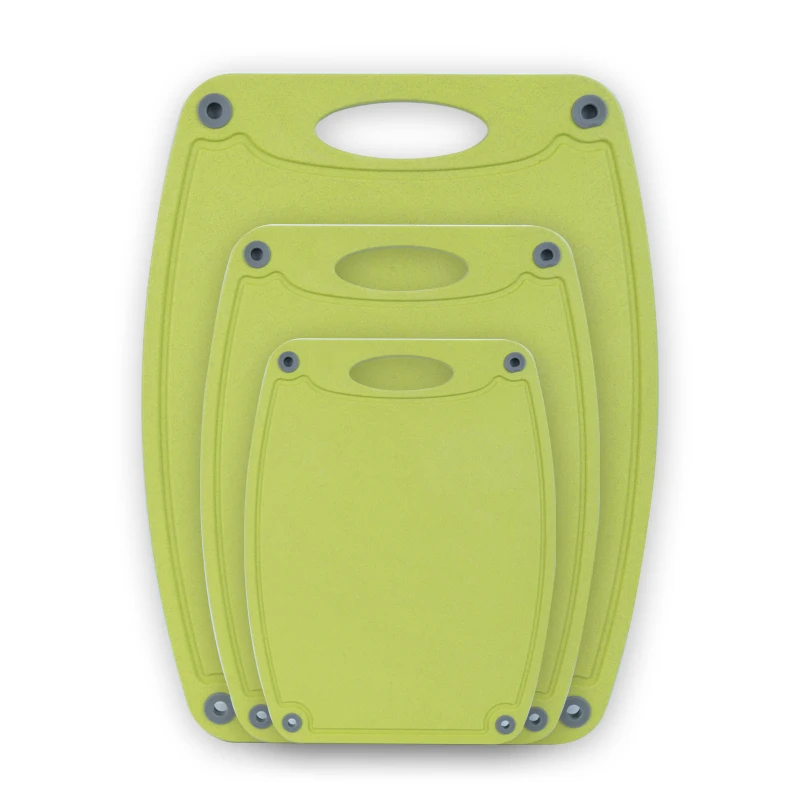 

3 Pcs Set Mini Household Durable Plastic Chopping Block Cutting Board Set For Vegetable Fruit