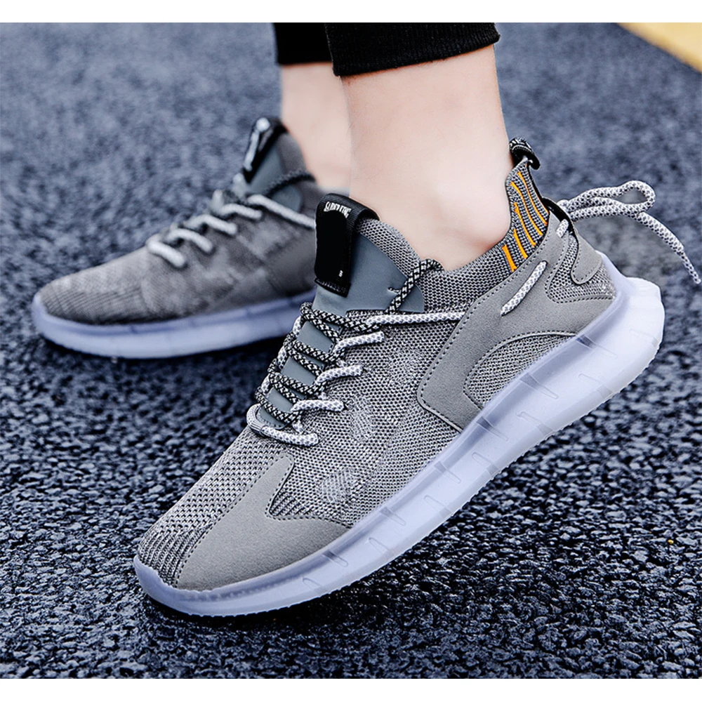 

Superstarer 2020 running fashion casual men shoes mesh breathable rubber elastic lace up men sneakers