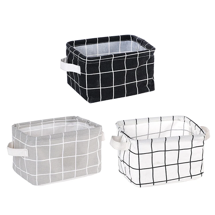 

Home Toy Kitchen Food Fruit Container Cases Office Desktop Sundries Cosmetic Organizer No Lid Fabric Storage Boxes