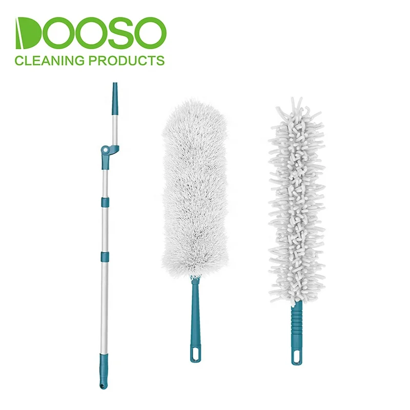 

Easy washingable Microfiber Cleaning Duster with rotation Head for Household Cleaning, White or customized colors