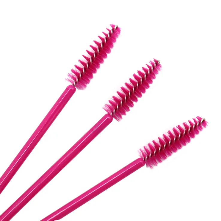 

Hot Sell disposable colorful reusable eyelash brushes for beauty salon