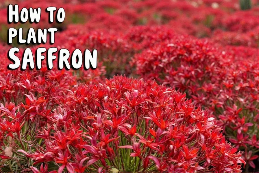 how to plant saffron