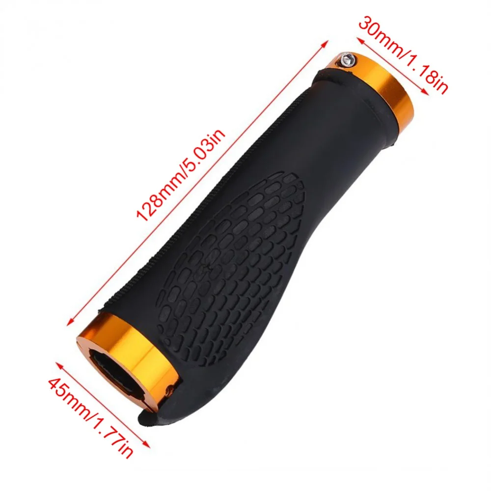 

1Pair Bicycle Handlebar Grips Ergonomic Anti-Skid Rubber Lock-On Multi Colors for Mountain Bike and Bicycles Accessories