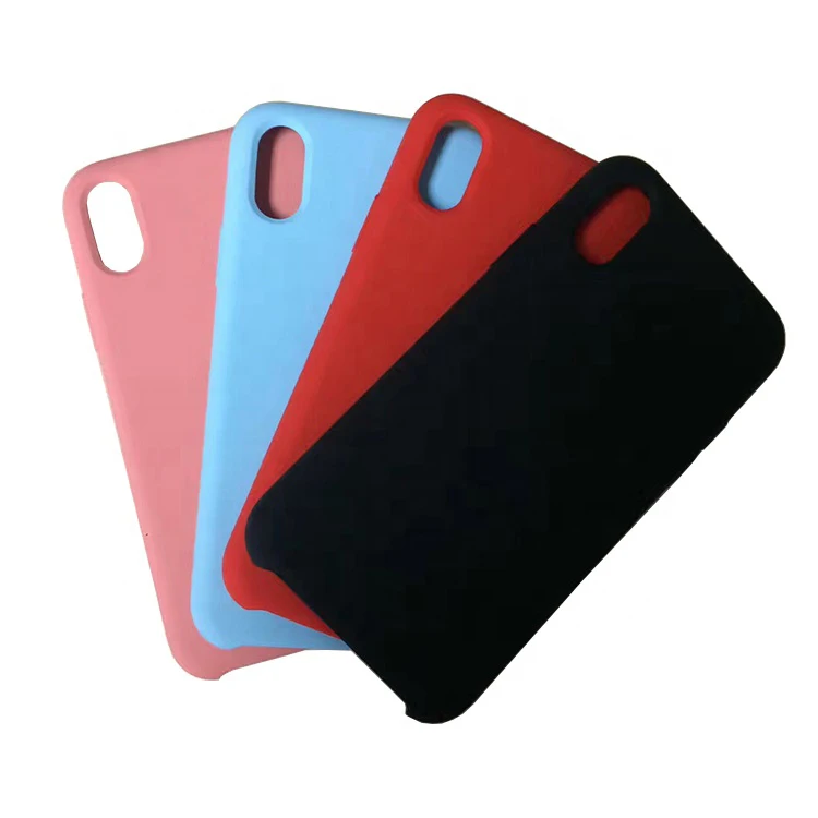 

Colorful liquid silicone phone case for Iphone 6 7 8 with logo,original silicone rubber phone cases bulk from factory