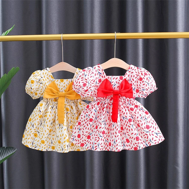 

floral dress for baby girls dress for summer girls dresses with big bow