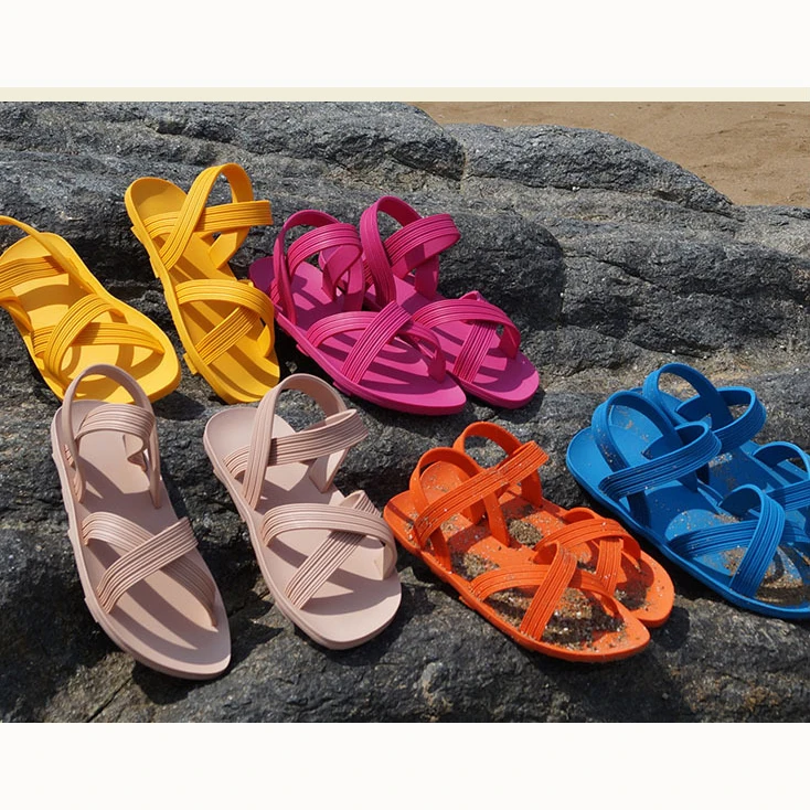 

Factory Direct Wholesale Flat Slides PVC Casual Colorful Sandals Best Beach Sandals For Women And Ladies, Pink, orange, fushia, red, yellow, black and blue