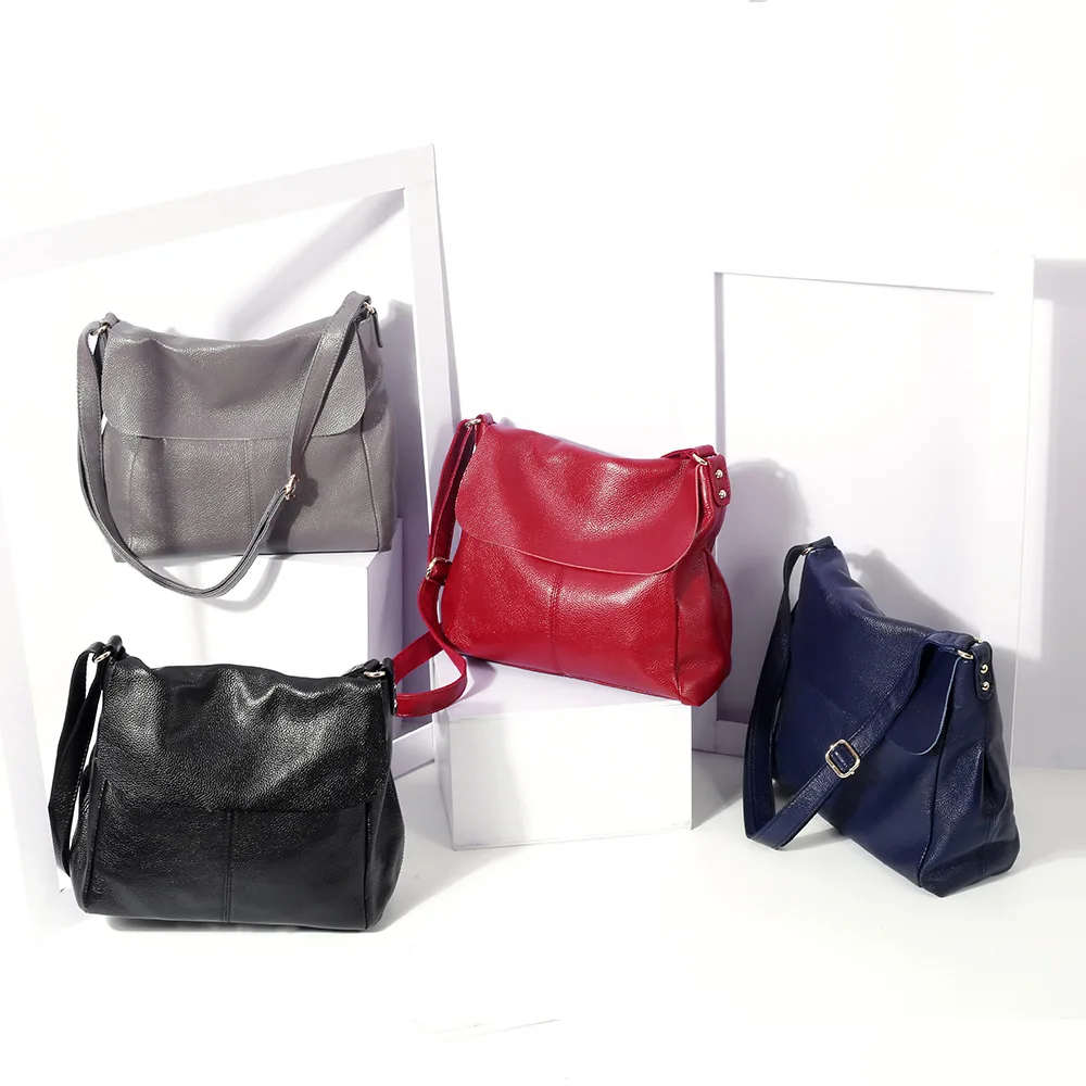 

High Quality Popular Product Fashional Elegant Genuine Leather Bags Woman Handbag, High Quality 100% Genuine Leather Handbags, Customized color