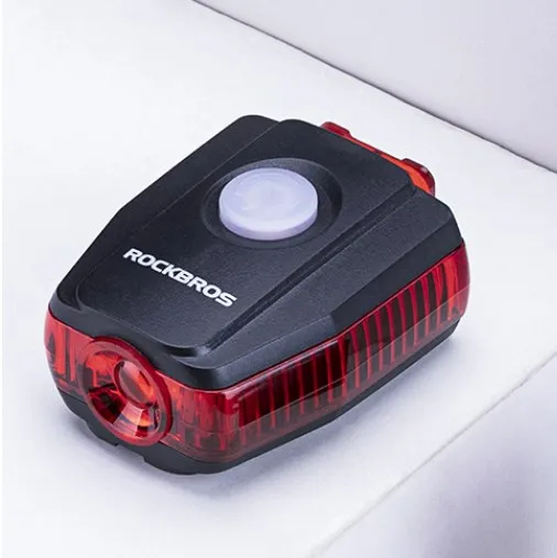 

Bike Light Bicycle 3 Models USB Charge Side Warming Light Cycling Rear Lamp Led Light Waterproof, Black