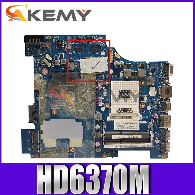 

Laptop motherboard For G470 14' Inch HD6370M Mainboard 11013646 PIWG1 LA-6751P HM65 216-1774207