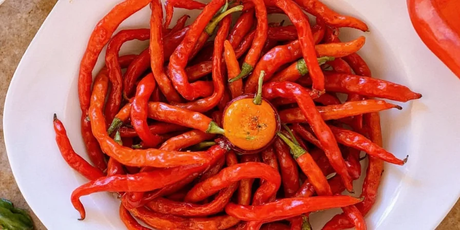 Peppers in a food dehydrator with temperature control