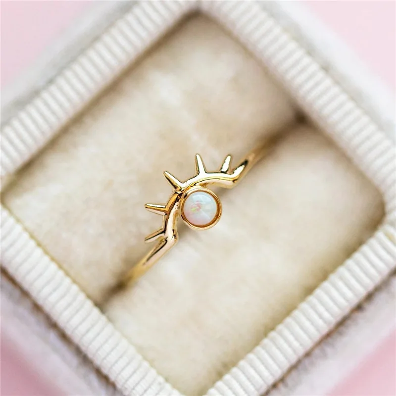 

Fashion women 18K gold jewellery eye opal ring, Available
