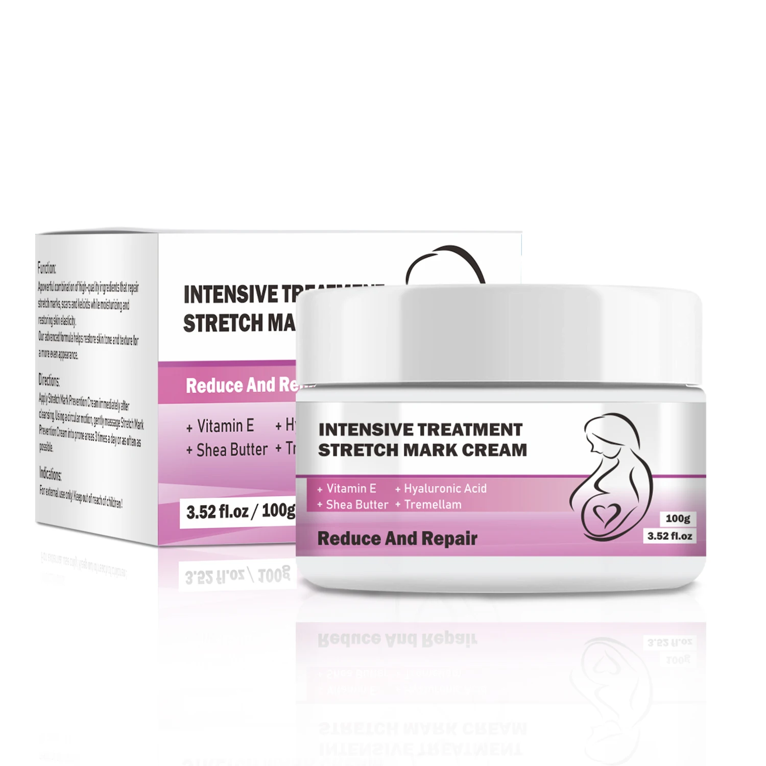 

Powerful Removal Stretch Mark Cream Removal 100g for Women abdomen pregnancy stretch mark removal repair cream private label